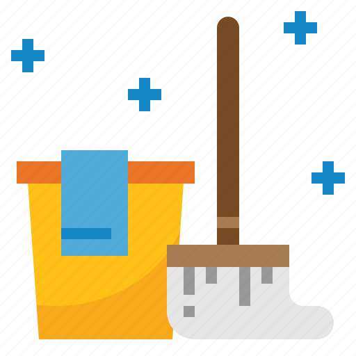Bucket, cleaning, household, housekeeping, mop, wash icon - Download on Iconfinder
