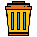 can, garbage, metallic, recycle, trash