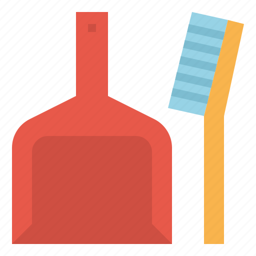 Brush, clean, cleaning, dustpan icon - Download on Iconfinder