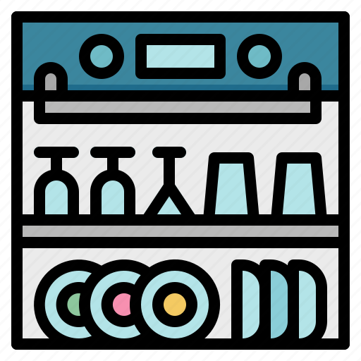 Dishwasher, dishwashing, kitchen, machine, washer icon - Download on Iconfinder