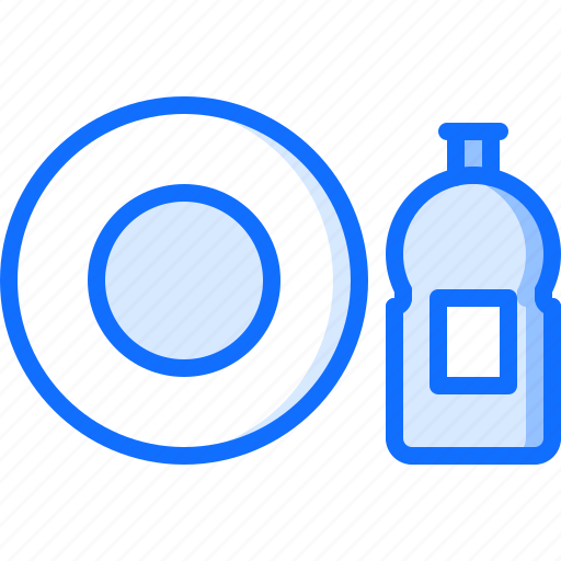 Clean, cleaner, cleaning, dishes, plate, wash, washing icon - Download on Iconfinder