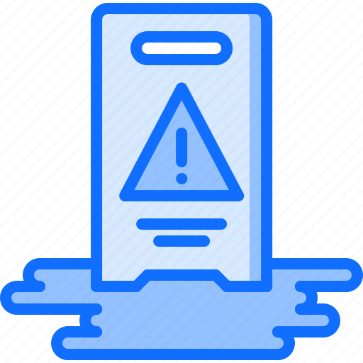 Clean, cleaner, cleaning, floor, sign, water, wet icon - Download on Iconfinder