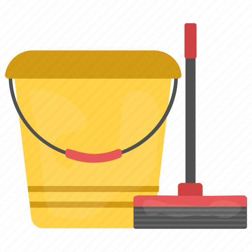 Cleaning tools, domestic cleaning, floor cleaning, home cleaning, housekeeping icon - Download on Iconfinder