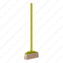 broom, brush, cartoon, cleaner, household, tidy, tool
