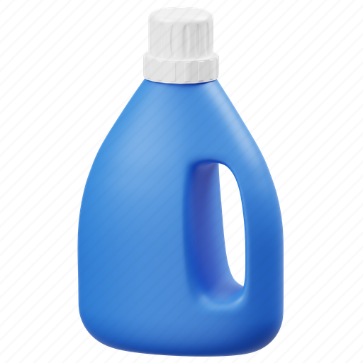 Detergent, bottle, detergent bottle, cleaning, hygiene, laundry, washing 3D illustration - Download on Iconfinder
