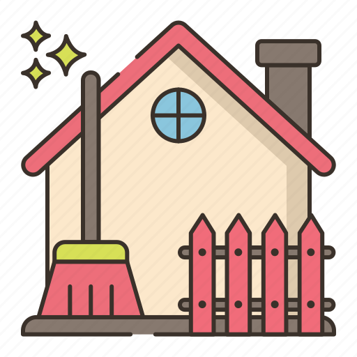 Backyard, clean, cleaning icon - Download on Iconfinder