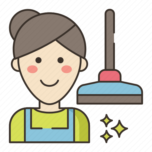 Cleaner, female, woman icon - Download on Iconfinder