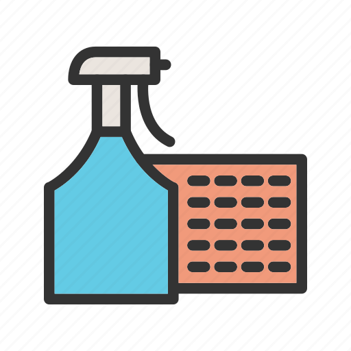 Cleaning, cloth, detergent, gloves, home, spray, sprayer icon - Download on Iconfinder