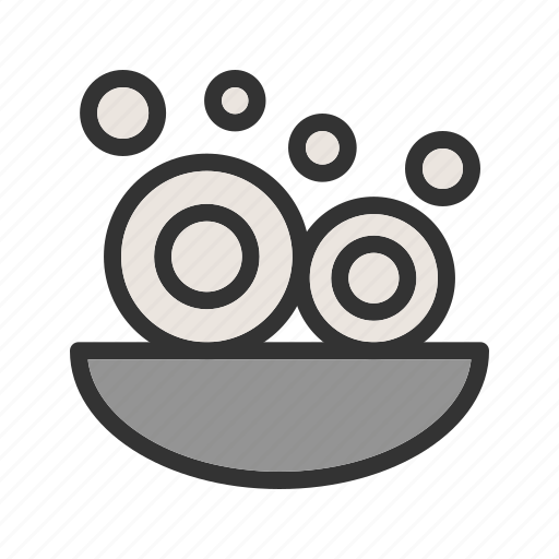 Clean, dishes, home, kitchen, plate, washing, water icon - Download on Iconfinder