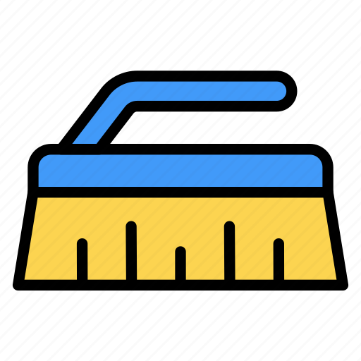 Cleaning, tools, brush, clean, floor, housework icon - Download on Iconfinder