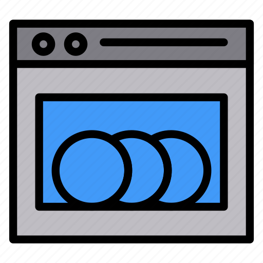 Cleaning, tools, dishwasher, machine, cleaner, appliance, kitchen icon - Download on Iconfinder