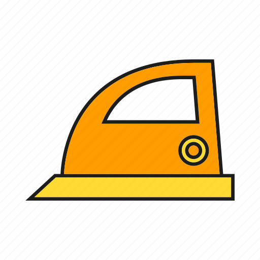Cleaning tool, electronic, household, iron icon - Download on Iconfinder
