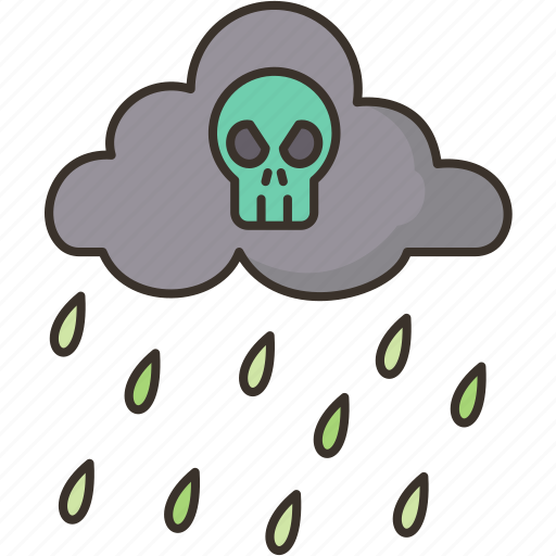 Rain, acid, pollution, chemical, danger icon - Download on Iconfinder