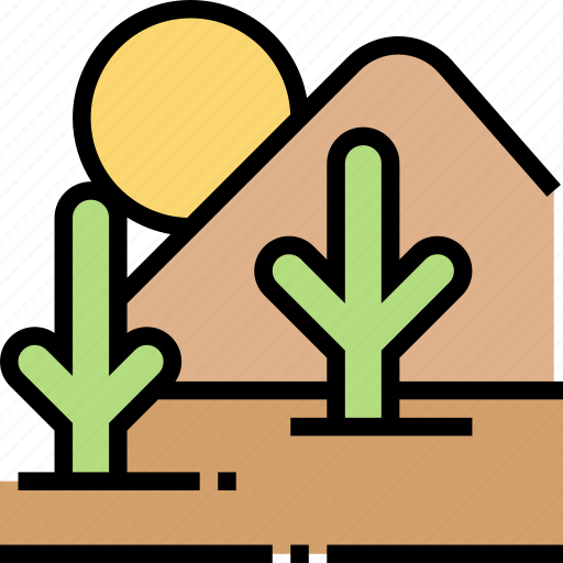 Desert, arid, sand, heat, nature icon - Download on Iconfinder