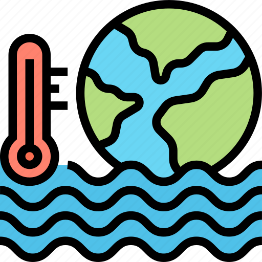 Warming, ocean, temperature, rising, environment icon - Download on Iconfinder