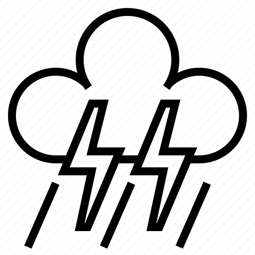 Rain, storms, thunder, weather, climate change icon - Download on Iconfinder