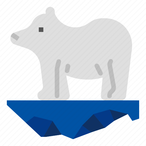 Bear, climate change, global warming, melting ice, pole melting icon - Download on Iconfinder