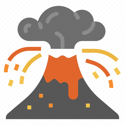 Disaster, lava, volcano, climate change, volcano eruptions icon - Download on Iconfinder