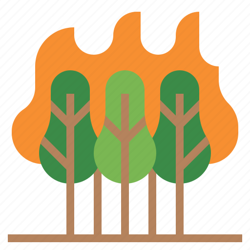 Bush fire, desert fire, forest fire, grass fire, hill fire, wildfire icon - Download on Iconfinder