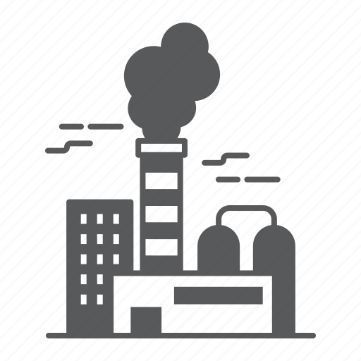 Factory, refinery, industry, ecology, plant, building icon - Download on Iconfinder