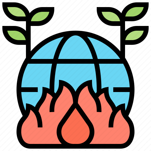 Catastrophe, flame, global, heat, warming icon - Download on Iconfinder
