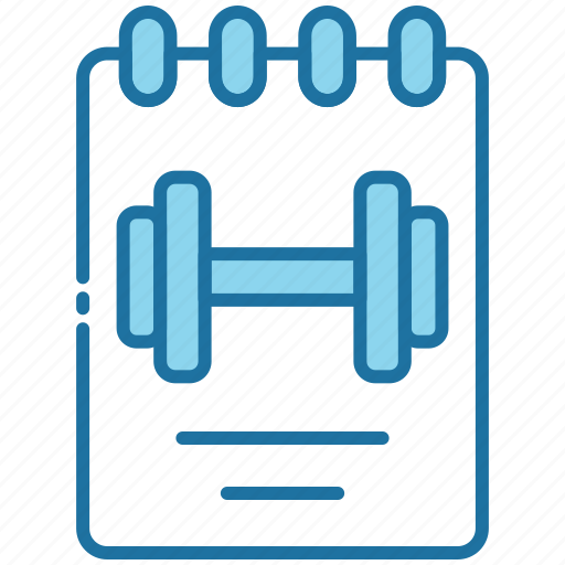 Notepad, workout, exercise, list, lifestyle, document icon - Download on Iconfinder