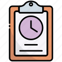 clipboard, history, time, schedule, business, deadline