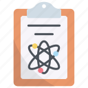 clipboard, science, laboratory, document, medical, education