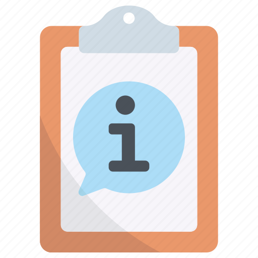 Clipboard, information, help, info, support, faq icon - Download on Iconfinder