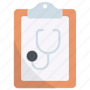 clipboard, medical, document, treatment, report, healthcare