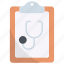 clipboard, medical, document, treatment, report, healthcare 