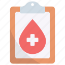 clipboard, health, blood, medical, record, healthcare