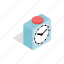 app, clock, hour, isometric, mobile, time, watch 