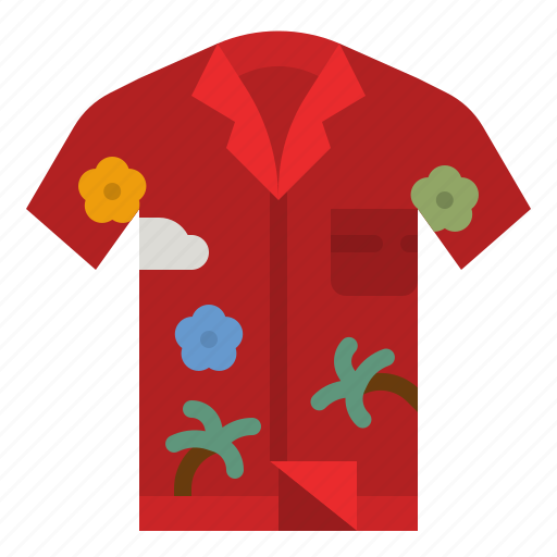 Shirt, hawaii, clothes, hawaiian, fashion icon - Download on Iconfinder