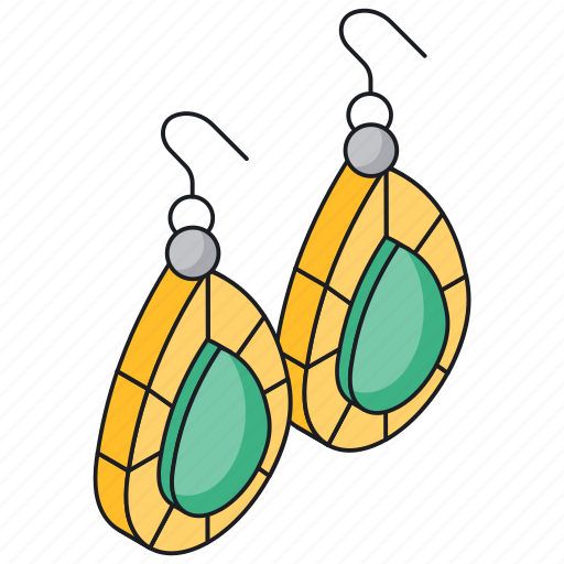 Beautiful, earrings, fashion, luxury, accessories icon - Download on Iconfinder