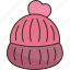 hat, knitted, wool, warm, winter 