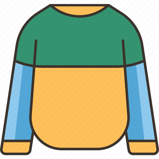 Jumper, knitted, sweater, wear, winter icon - Download on Iconfinder