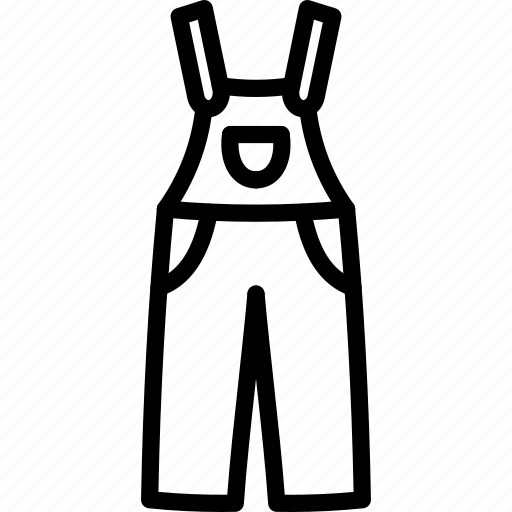 Clothes, clothing, fashion, overalls icon - Download on Iconfinder