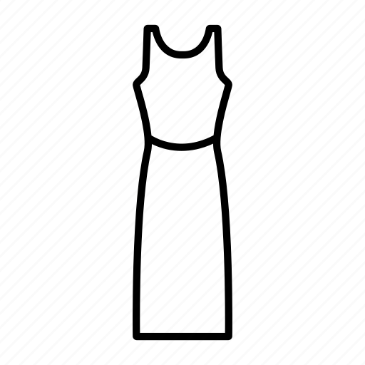 Dress, fashion, clothes, clothing, apparel, long dress icon - Download on Iconfinder