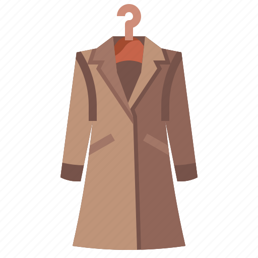 Coat, trench, garment, clothing, fur icon - Download on Iconfinder