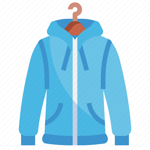 Zip, hoody, hoodie, sweatshirt, zipper, clothing icon - Download on Iconfinder