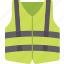 vest, safety, uniform, fluorescent, reflective 