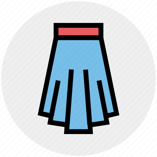 Apparel, clothes, dress, female, lady dress, skirt, woman icon - Download on Iconfinder