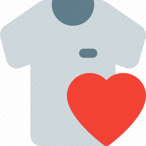 Tshirt, heart, favourite icon - Download on Iconfinder