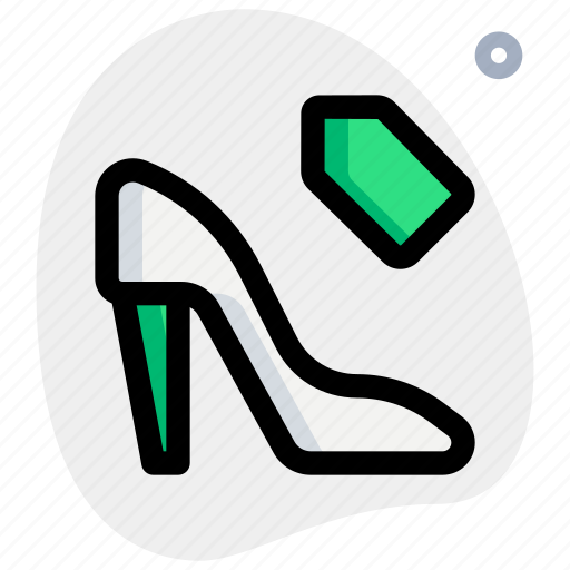 Heels, price tag, label icon - Download on Iconfinder