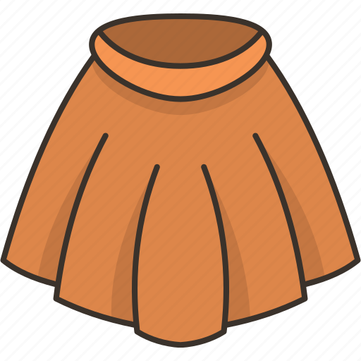 Skirt, clothing, casual, woman, fashion icon - Download on Iconfinder
