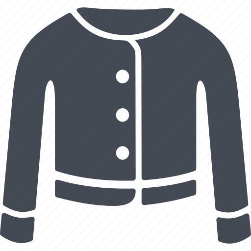 Clothes, sleeve, buttons, jacket, wear icon - Download on Iconfinder