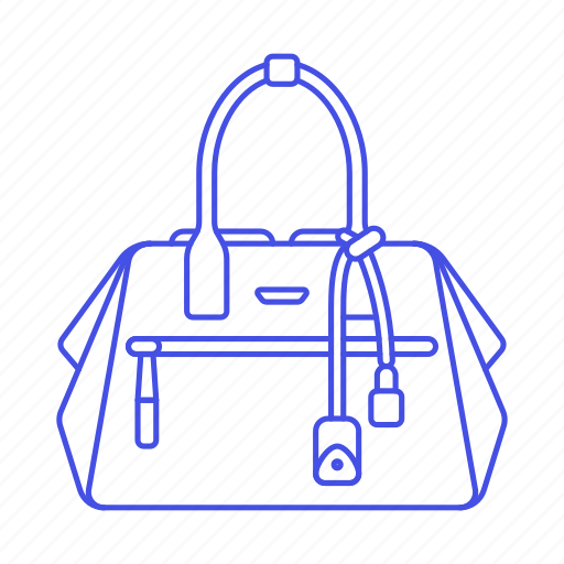 Accessory, bags, blue, clothes, designer, handbag, light icon - Download on Iconfinder