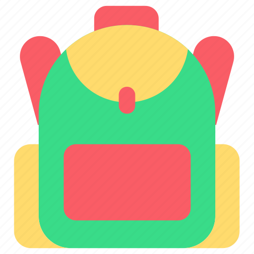 Travel, backpack, education, bag, camping, rucksack, school icon - Download on Iconfinder
