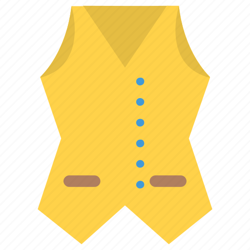 Vest, suit, dress, fashion, cloth, jacket, waistcoat icon - Download on Iconfinder